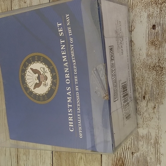 Navy Christmas Ornament Set by Kurt S. Adler,  Cap & Boots - Picture 4 of 5